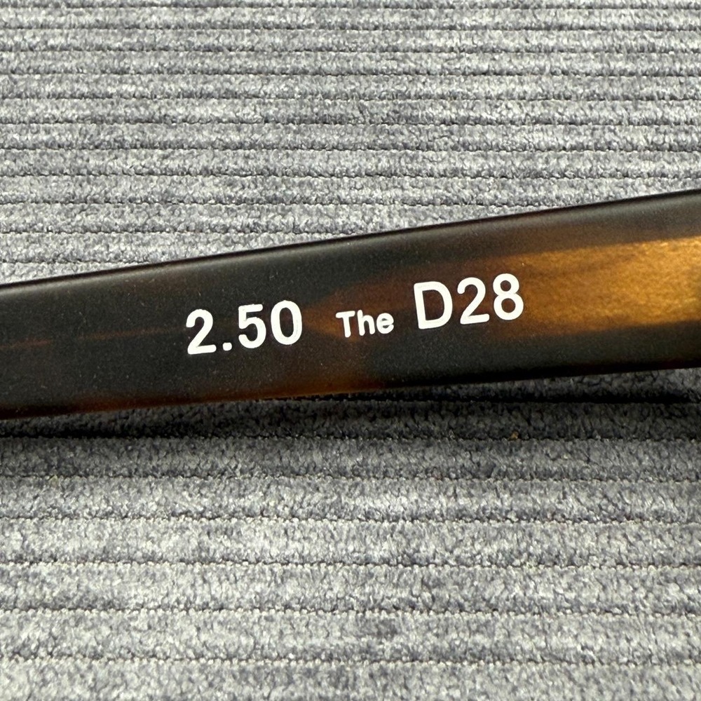 Caddis Eye Appliances The D28 Reading Glasses Frames Tortoise Honey 50-22-145 - Picture 6 of 14